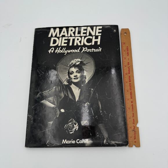 Vintage Marlene Dietrich A Hollywood Portrait Coffee Table Book - Picture 8 of 13